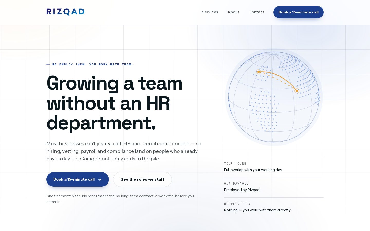 Rizqad — screenshot