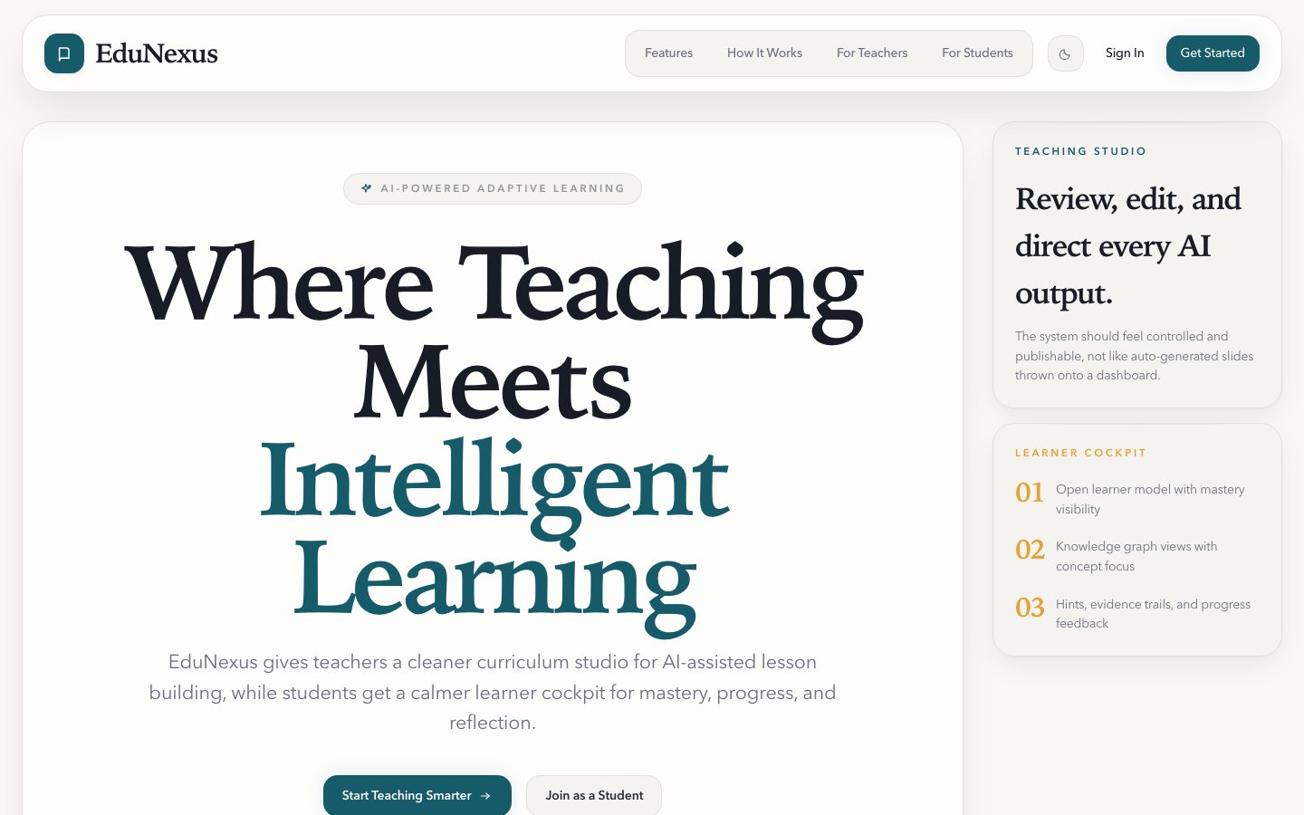 EduNexus — screenshot